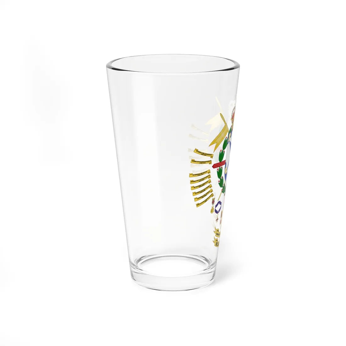 Coat of Arms of the 4th Armored Cavalry Regiment Pavia (Spain) (Coat of Arms) Pint Glass 16oz - Go Mug Yourself