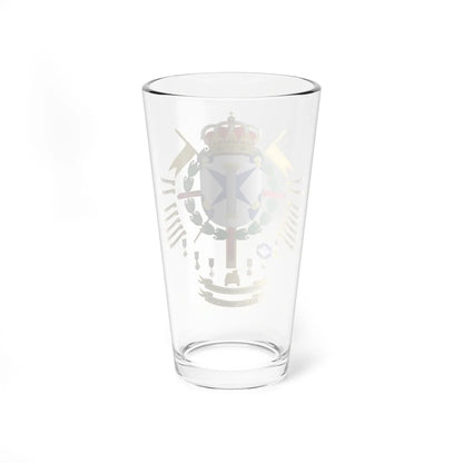 Coat of Arms of the 4th Armored Cavalry Regiment Pavia (Spain) (Coat of Arms) Pint Glass 16oz - Go Mug Yourself