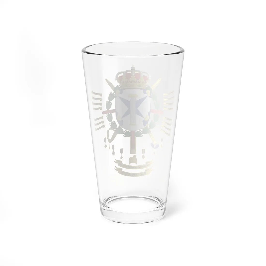 Coat of Arms of the 4th Armored Regiment Pavia 2015 (Spain) (Coat of Arms) Pint Glass 16oz - Go Mug Yourself