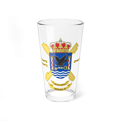 Coat of Arms of the 4th Maneuver Helicopter Battalion (Spain) (Coat of Arms) Pint Glass 16oz 16oz - Go Mug Yourself
