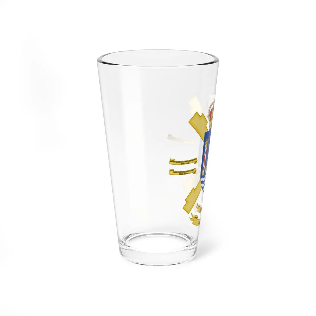 Coat of Arms of the 4th Maneuver Helicopter Battalion (Spain) (Coat of Arms) Pint Glass 16oz - Go Mug Yourself