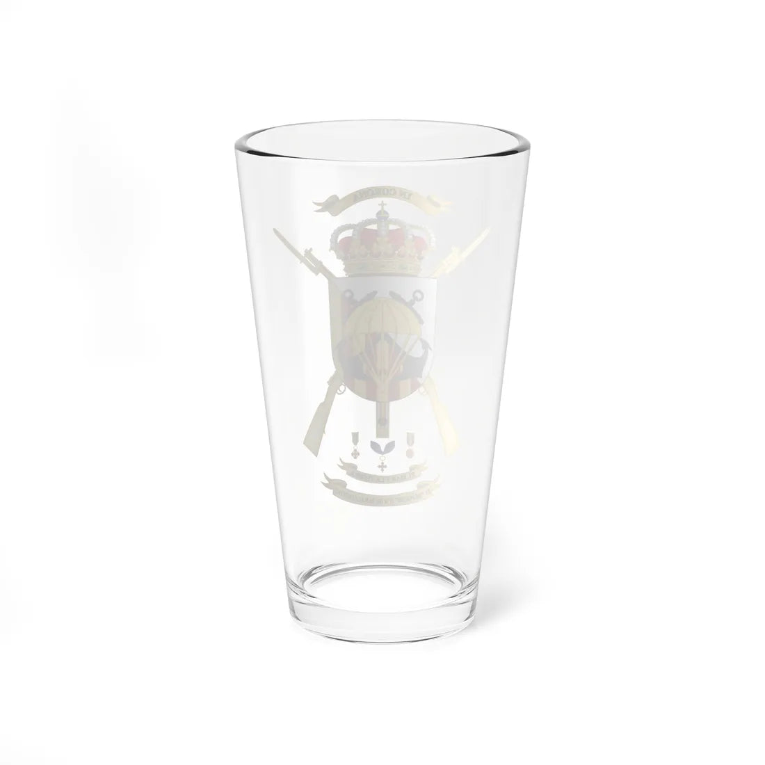 Coat of Arms of the 4th Parachute Infantry Regiment Napoles (Spain) (Coat of Arms) Pint Glass 16oz - Go Mug Yourself