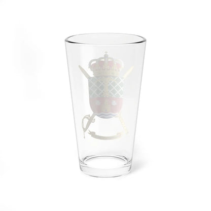 Coat of Arms of the 4th Spanish Army Construction Command (Spain) (Coat of Arms) Pint Glass 16oz - Go Mug Yourself