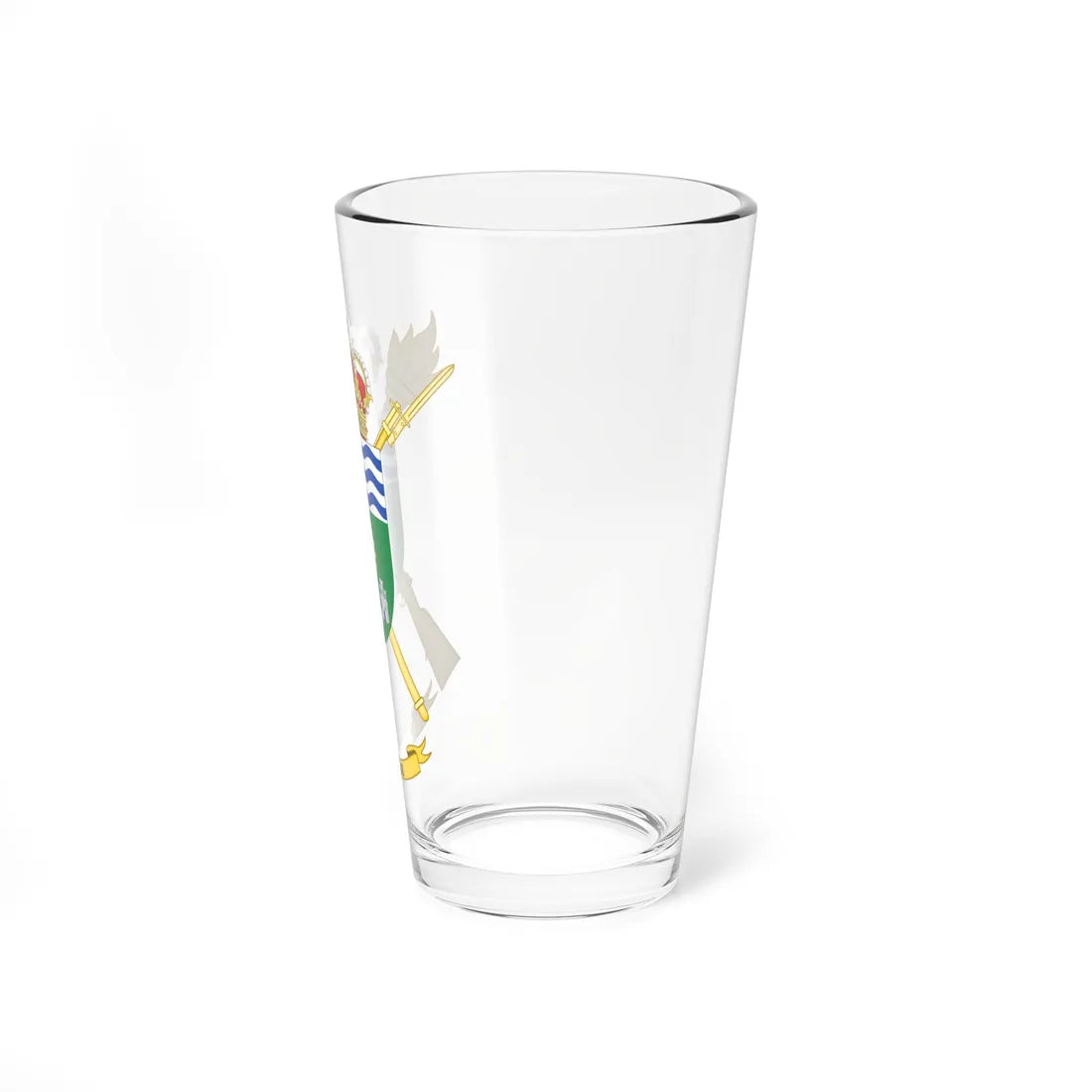 Coat of Arms of the 51st Logistics Support Group (Spain) (Coat of Arms) Pint Glass 16oz - Go Mug Yourself