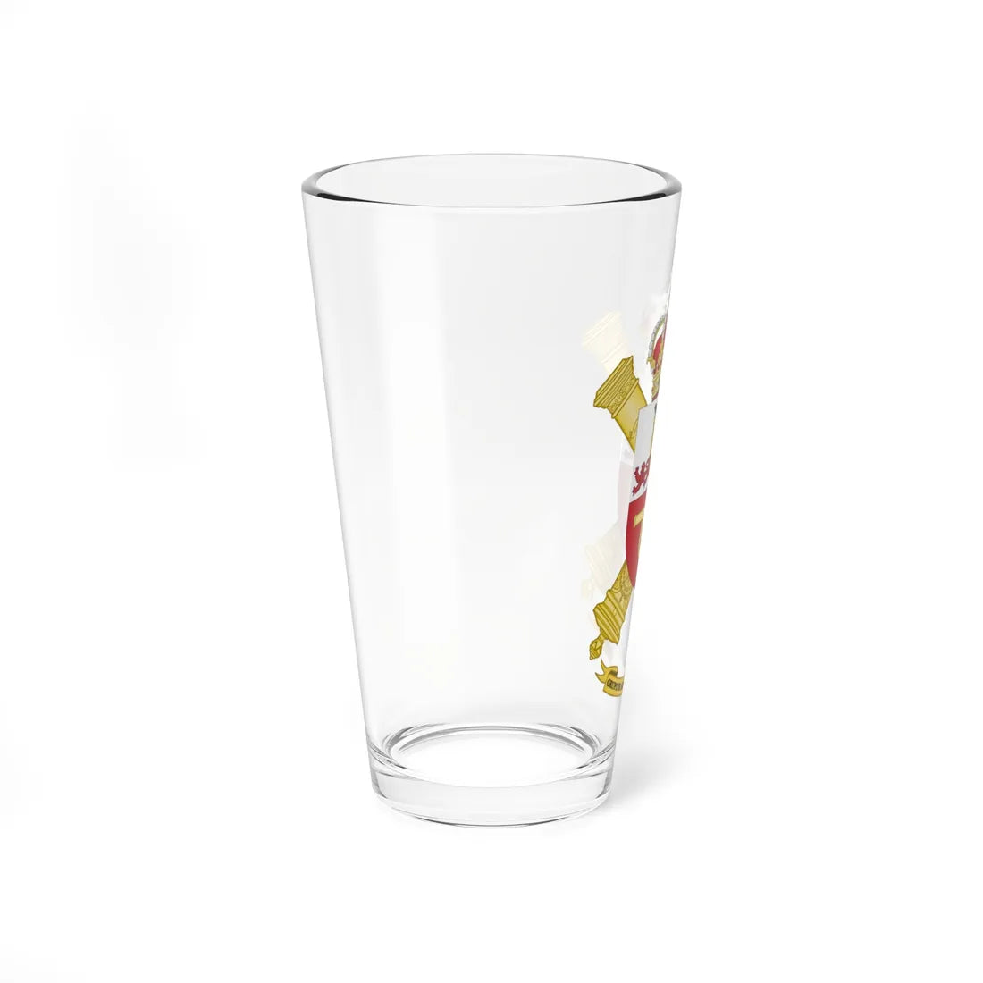 Coat of Arms of the 5th Field Artillery Battalion (Spain) (Coat of Arms) Pint Glass 16oz - Go Mug Yourself