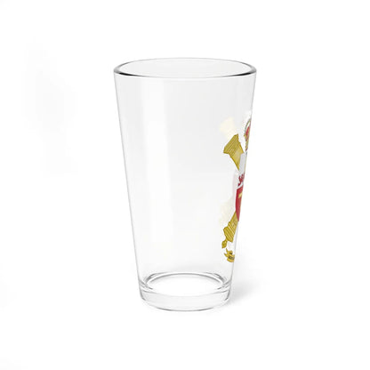 Coat of Arms of the 5th Field Artillery Battalion (Spain) (Coat of Arms) Pint Glass 16oz - Go Mug Yourself