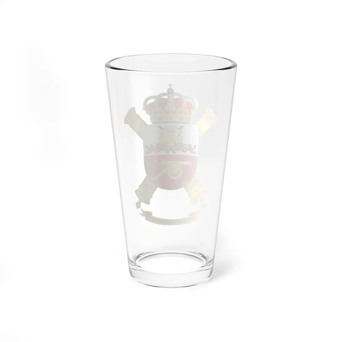 Coat of Arms of the 5th Field Artillery Battalion (Spain) (Coat of Arms) Pint Glass 16oz - Go Mug Yourself