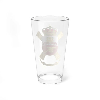 Coat of Arms of the 5th Field Artillery Battalion (Spain) (Coat of Arms) Pint Glass 16oz - Go Mug Yourself