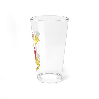 Coat of Arms of the 5th Field Artillery Battalion (Spain) (Coat of Arms) Pint Glass 16oz - Go Mug Yourself