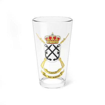 Coat of Arms of the 5th Light Infantry Brigade San Marcial (Spain) (Coat of Arms) Pint Glass 16oz 16oz - Go Mug Yourself