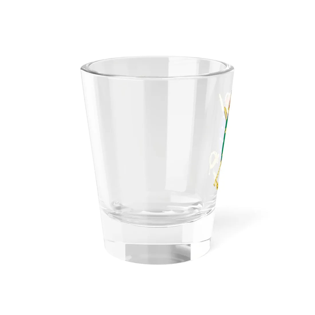 Coat of Arms of the 5th Spanish Army Construction Command (Spain) (Coat of Arms) Shot Glass 1.5oz - Go Mug Yourself