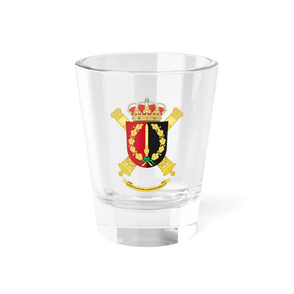 Coat of Arms of the 62nd Rocket Artillery Regiment (Spain) (Coat of Arms) Shot Glass 1.5oz 1.5oz - Go Mug Yourself