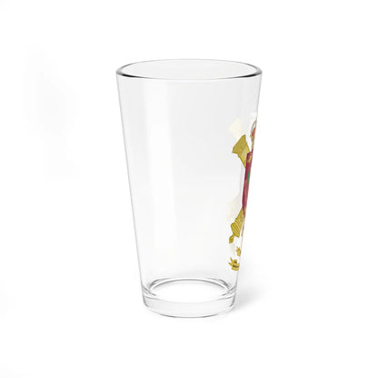 Coat of Arms of the 63rd Rocket Artillery Regiment (Spain) (Coat of Arms) Pint Glass 16oz - Go Mug Yourself