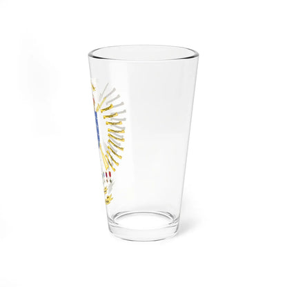Coat of Arms of the 64th Regiment of Mountain Hunters Galicia (Spain) (Coat of Arms) Pint Glass 16oz - Go Mug Yourself