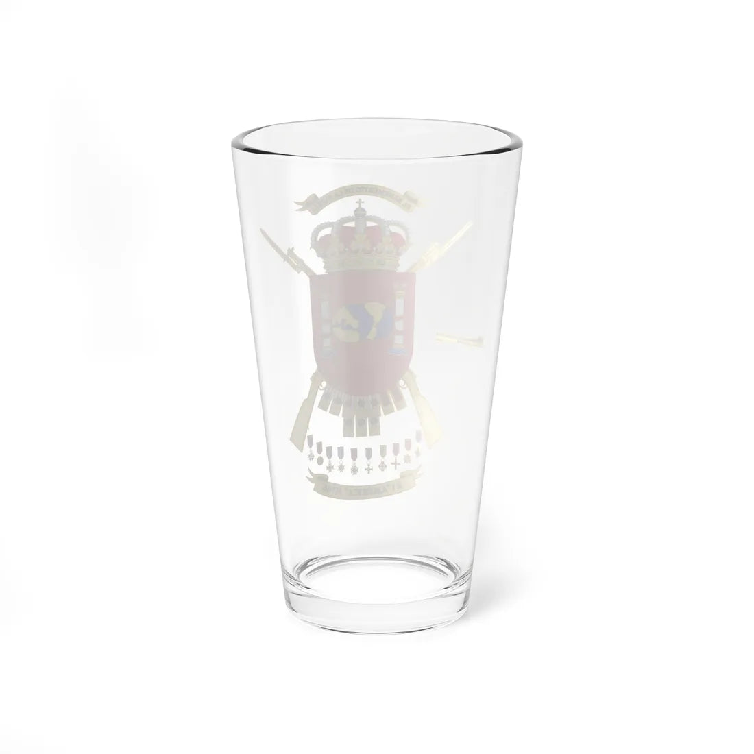 Coat of Arms of the 66th Infantry Regiment America (Spain) (Coat of Arms) Pint Glass 16oz - Go Mug Yourself