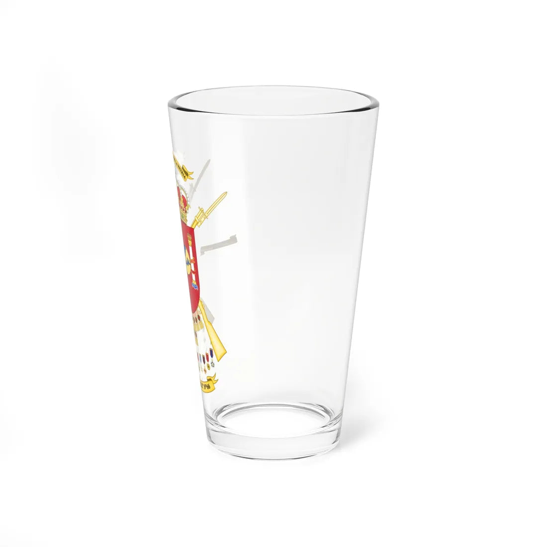 Coat of Arms of the 66th Infantry Regiment America (Spain) (Coat of Arms) Pint Glass 16oz - Go Mug Yourself