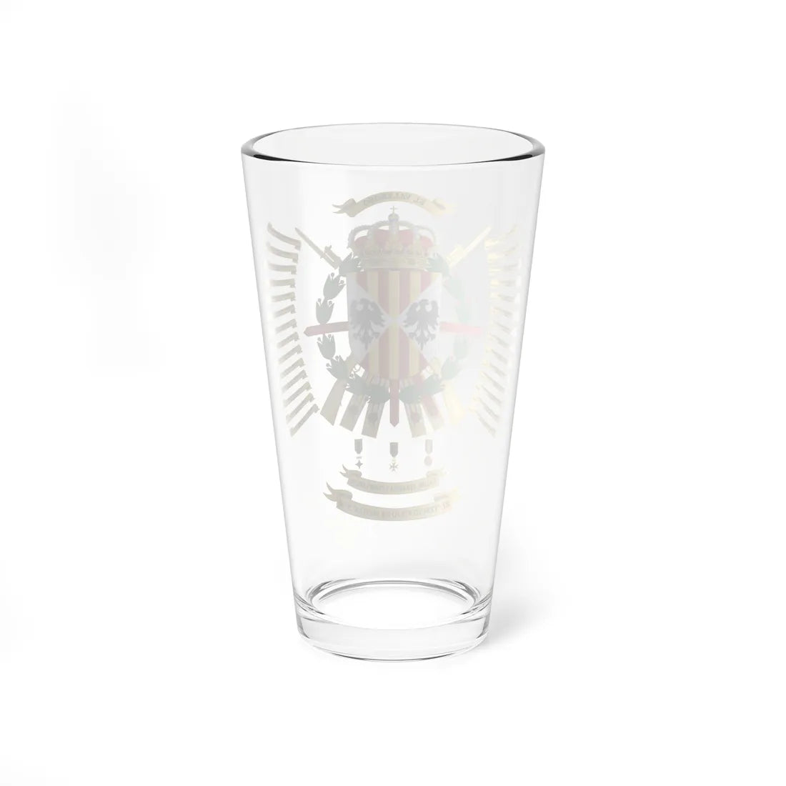 Coat of Arms of the 67th Infantry Regiment (Spain) (Coat of Arms) Pint Glass 16oz - Go Mug Yourself