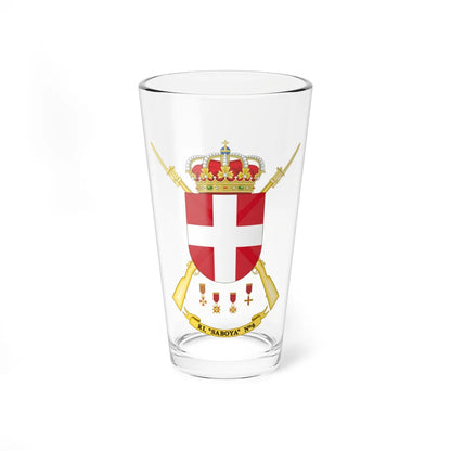 Coat of Arms of the 6th Infantry Regiment Saboya (Spain) (Coat of Arms) Pint Glass 16oz 16oz - Go Mug Yourself