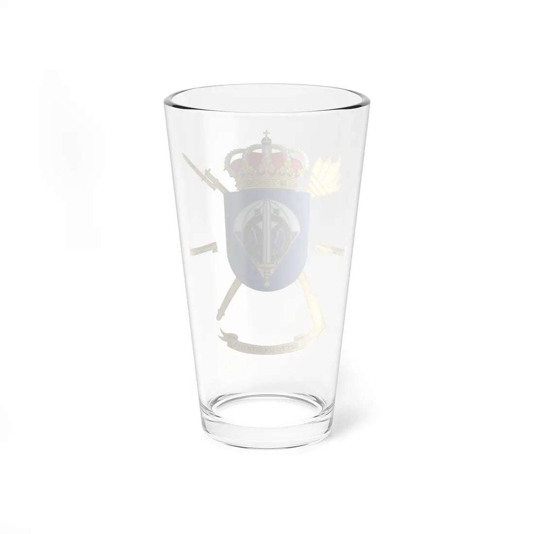 Coat of Arms of the 6th Parachute Logistic Battalion (Spain) (Coat of Arms) Pint Glass 16oz - Go Mug Yourself