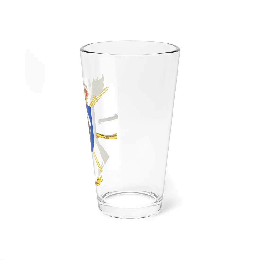 Coat of Arms of the 6th Parachute Logistic Battalion (Spain) (Coat of Arms) Pint Glass 16oz - Go Mug Yourself