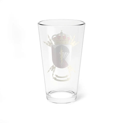 Coat of Arms of the 6th Parachute Signal Company (Spain) (Coat of Arms) Pint Glass 16oz - Go Mug Yourself