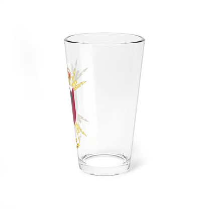 Coat of Arms of the 6th Parachute Signal Company (Spain) (Coat of Arms) Pint Glass 16oz - Go Mug Yourself