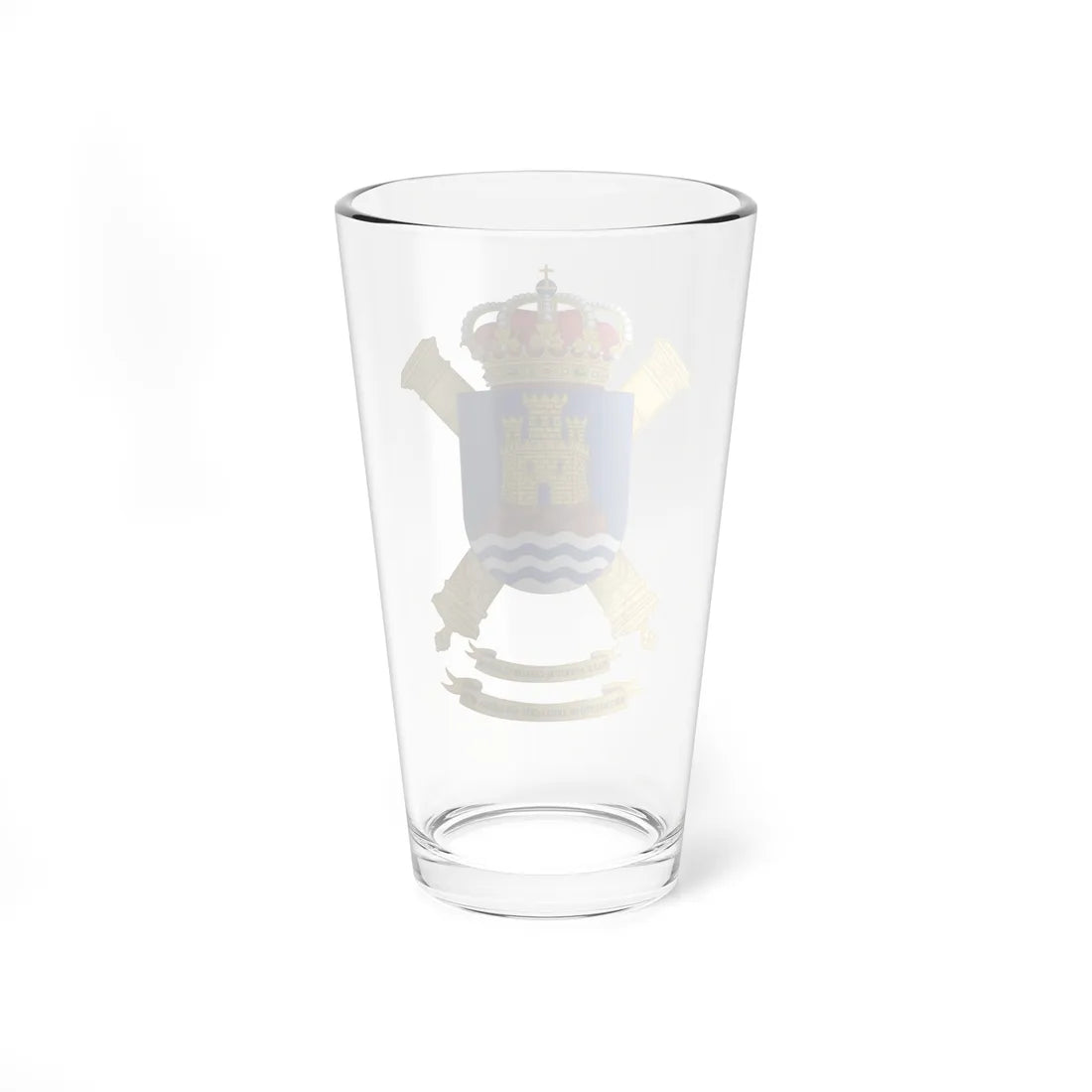 Coat of Arms of the 73rd Air Defence Artillery Regiment (Spain) (Coat of Arms) Pint Glass 16oz - Go Mug Yourself