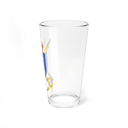Coat of Arms of the 7th Brigade Galicia Headquarters Battalion (Spain) (Coat of Arms) Pint Glass 16oz - Go Mug Yourself