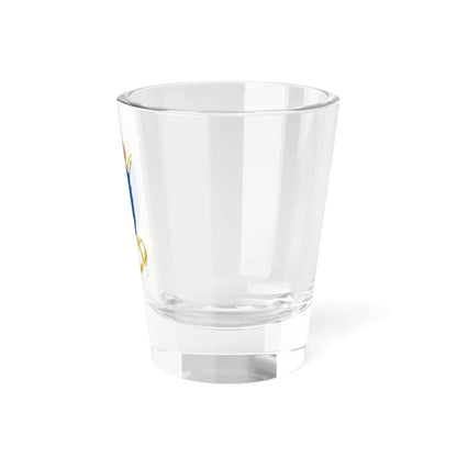 Coat of Arms of the 7th Brigade Galicia Headquarters Battalion (Spain) (Coat of Arms) Shot Glass 1.5oz - Go Mug Yourself