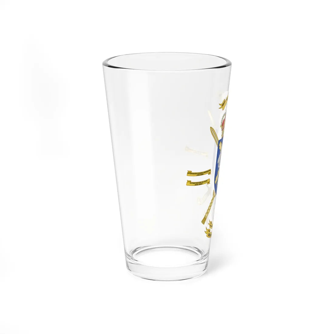 Coat of Arms of the 7th Brigade Galicia Polyvalent Brigade (Spain) (Coat of Arms) Pint Glass 16oz - Go Mug Yourself