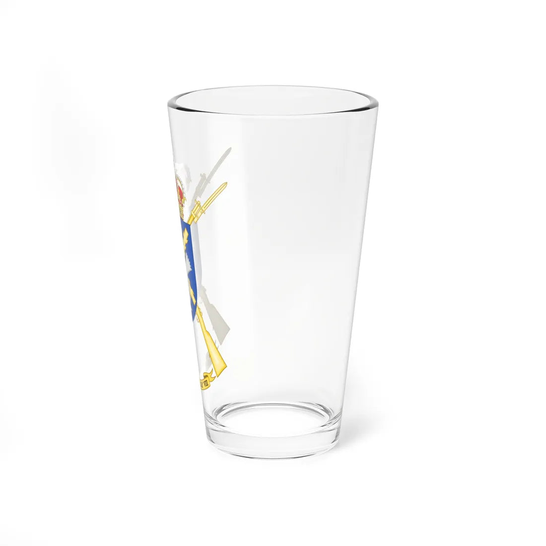 Coat of Arms of the 7th Light Infantry Brigade Galicia (Spain) (Coat of Arms) Pint Glass 16oz - Go Mug Yourself