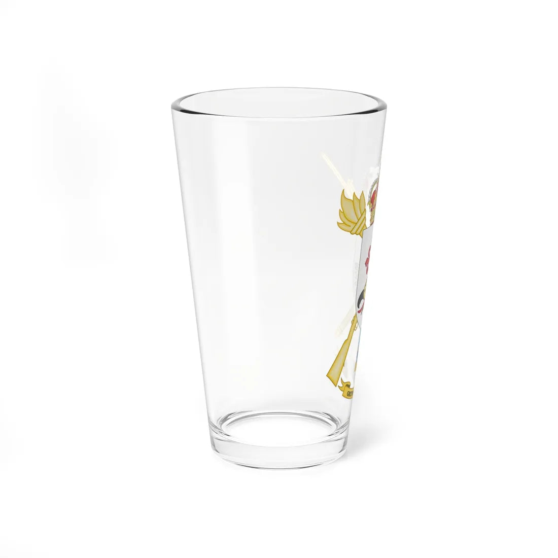 Coat of Arms of the 7th Logistics Air-transportable Group (Spain) (Coat of Arms) Pint Glass 16oz - Go Mug Yourself