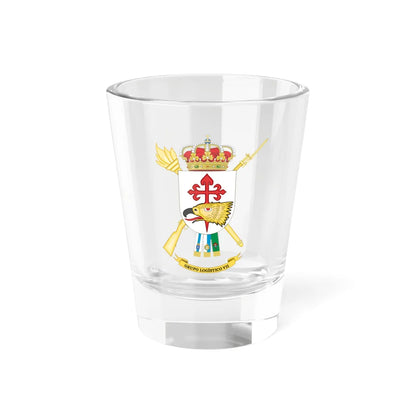 Coat of Arms of the 7th Logistics Air-transportable Group (Spain) (Coat of Arms) Shot Glass 1.5oz 1.5oz - Go Mug Yourself