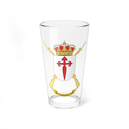 Coat of Arms of the 7th Spanish Legion Flag Valenzuela (Spain) (Coat of Arms) Pint Glass 16oz 16oz - Go Mug Yourself