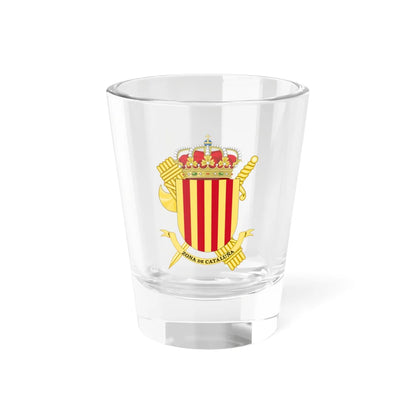 Coat of Arms of the 7th Zone of the Guardia Civil - Catalonia (Spain) (Coat of Arms) Shot Glass 1.5oz 1.5oz - Go Mug Yourself