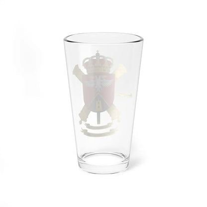 Coat of Arms of the 81st Air Defence Artillery Regiment (Spain) (Coat of Arms) Pint Glass 16oz - Go Mug Yourself