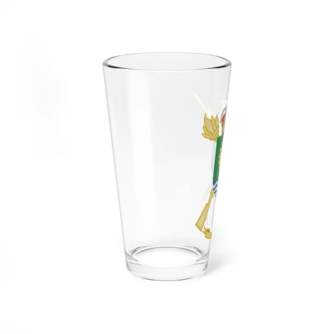 Coat of Arms of the 81st Logistics Support Group (Spain) (Coat of Arms) Pint Glass 16oz - Go Mug Yourself
