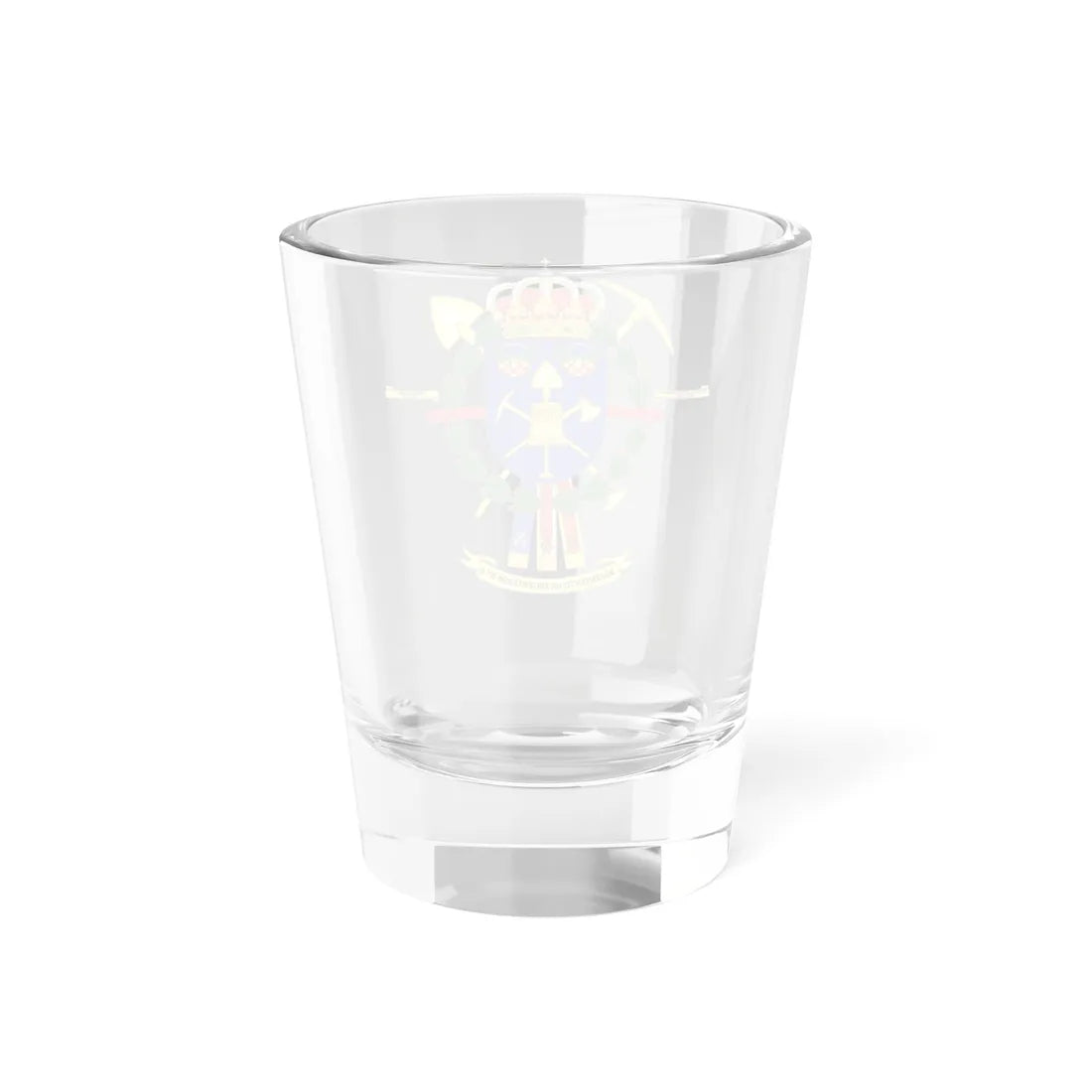 Coat of Arms of the 8th Engineer Regiment (Spain) (Coat of Arms) Shot Glass 1.5oz - Go Mug Yourself