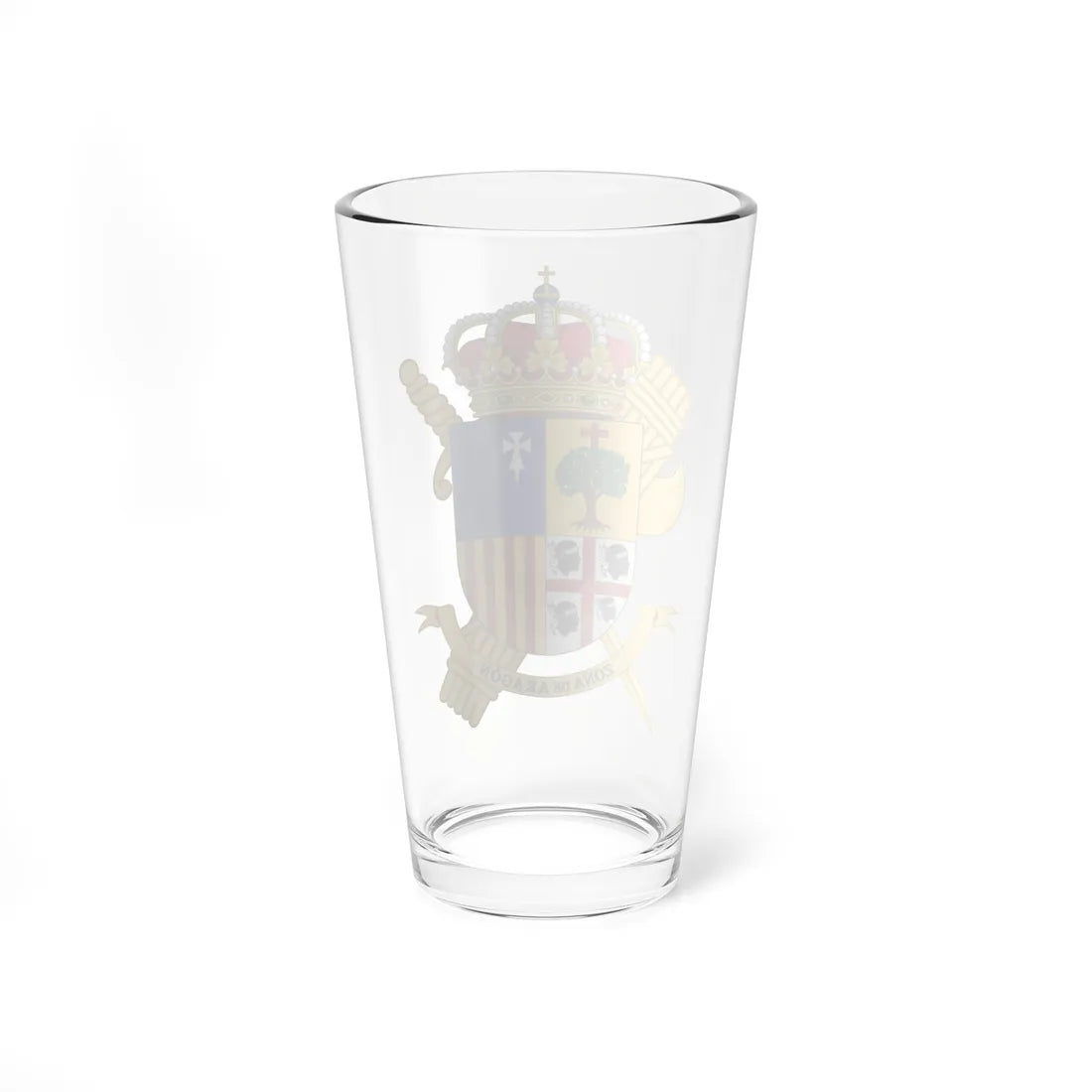 Coat of Arms of the 8th Zone of the Guardia Civil - Aragon (Spain) (Coat of Arms) Pint Glass 16oz - Go Mug Yourself