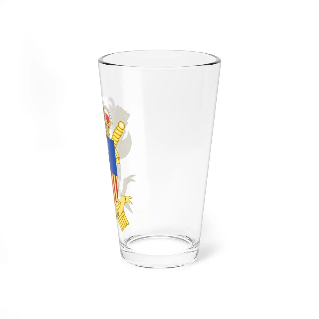 Coat of Arms of the 8th Zone of the Guardia Civil - Aragon (Spain) (Coat of Arms) Pint Glass 16oz - Go Mug Yourself