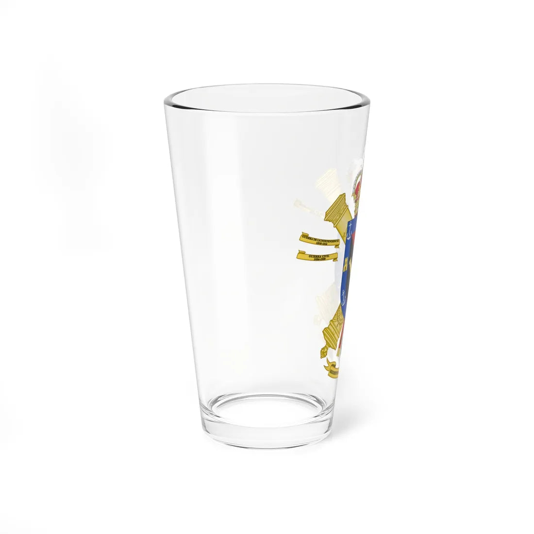 Coat of Arms of the 93rd Field Artillery Regiment (Spain) (Coat of Arms) Pint Glass 16oz - Go Mug Yourself
