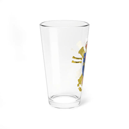 Coat of Arms of the 93rd Field Artillery Regiment (Spain) (Coat of Arms) Pint Glass 16oz - Go Mug Yourself
