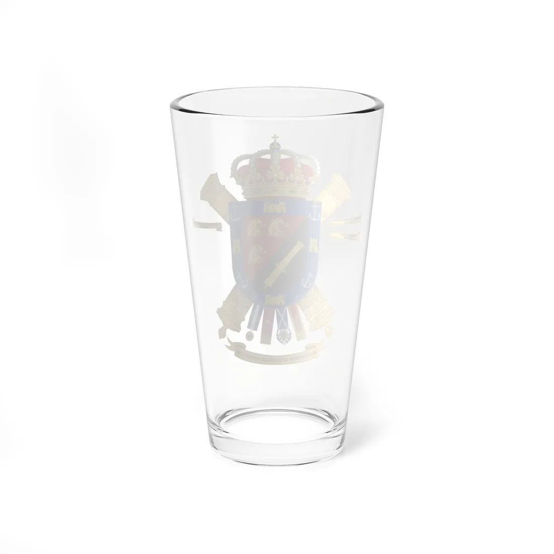 Coat of Arms of the 93rd Field Artillery Regiment (Spain) (Coat of Arms) Pint Glass 16oz - Go Mug Yourself