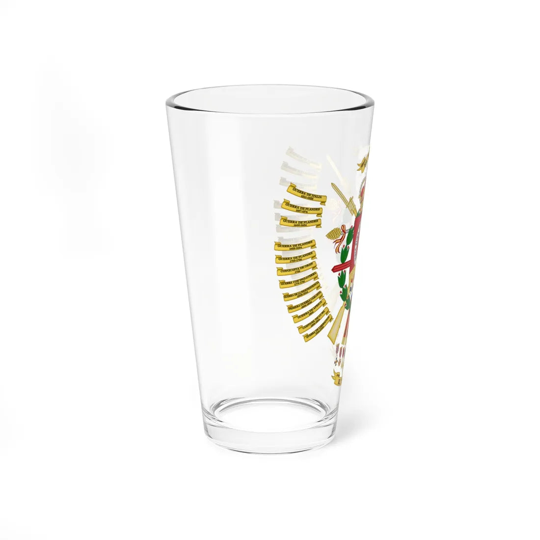 Coat of Arms of the 9th Infantry Regiment Soria (Spain) (Coat of Arms) Pint Glass 16oz - Go Mug Yourself