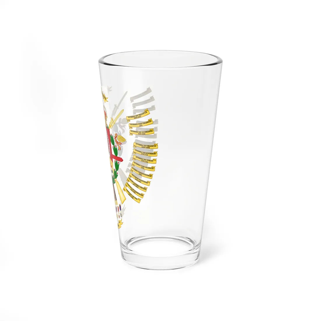 Coat of Arms of the 9th Infantry Regiment Soria (Spain) (Coat of Arms) Pint Glass 16oz - Go Mug Yourself