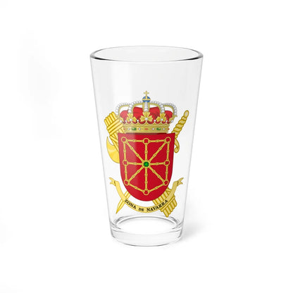 Coat of Arms of the 9th Zone of the Guardia Civil - Navarre (Spain) (Coat of Arms) Pint Glass 16oz 16oz - Go Mug Yourself