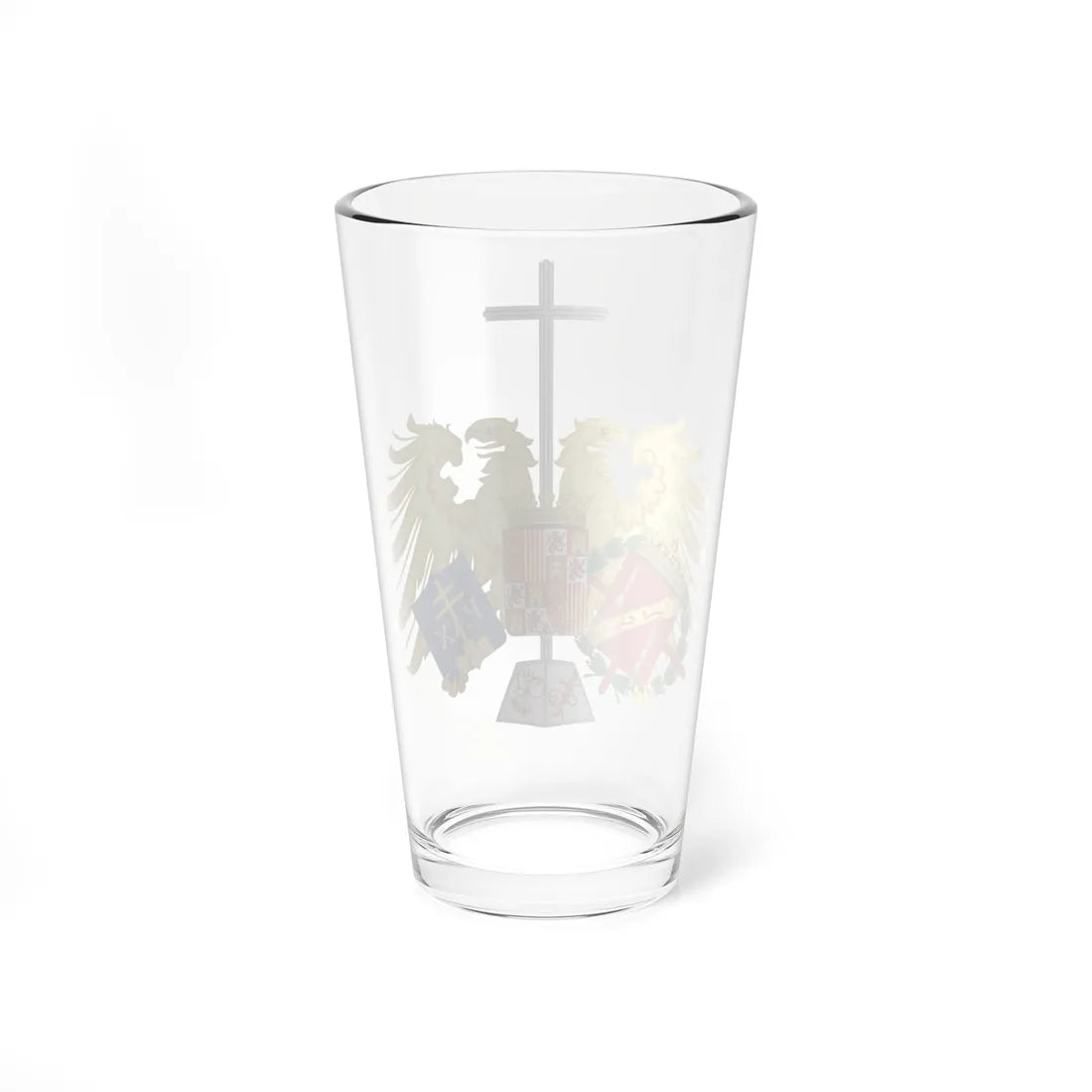 Coat of arms of the Abbey of the Valley of the Fallen (Spain) (Coat of Arms) Pint Glass 16oz - Go Mug Yourself