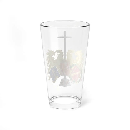 Coat of arms of the Abbey of the Valley of the Fallen (Spain) (Coat of Arms) Pint Glass 16oz - Go Mug Yourself