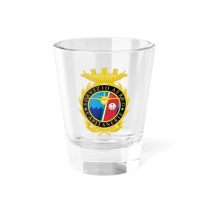 Coat of arms of the Air Service of the Italian Coast Guard (Italy) (Coat of Arms) Shot Glass 1.5oz 1.5oz - Go Mug Yourself