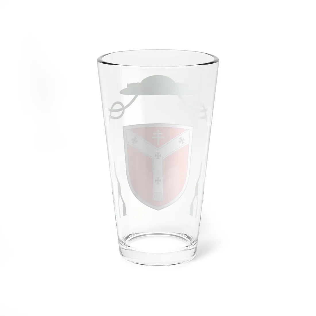 Coat of arms of the Archdiocese of Cardiff (United Kingdom) (Coat of Arms) Pint Glass 16oz - Go Mug Yourself
